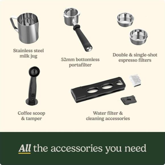 Cuisinart Espresso Bar Slim EM-160 Machine 15-Bar Pump NEW - Picture 8 of 9